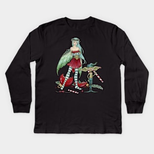 The Naughty List Kids Long Sleeve T-Shirt